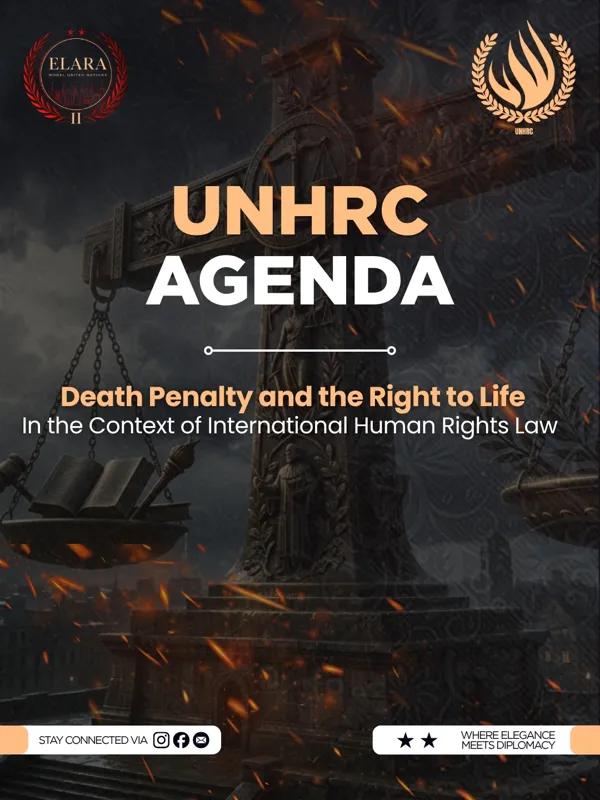 UNHRC Human Rights agenda poster