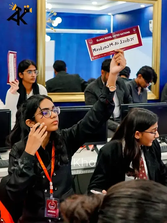 Delegates in session at ELARA MUN I