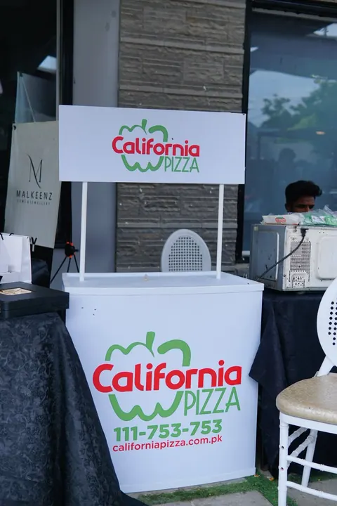 California Pizza stall at ELARA MUN I